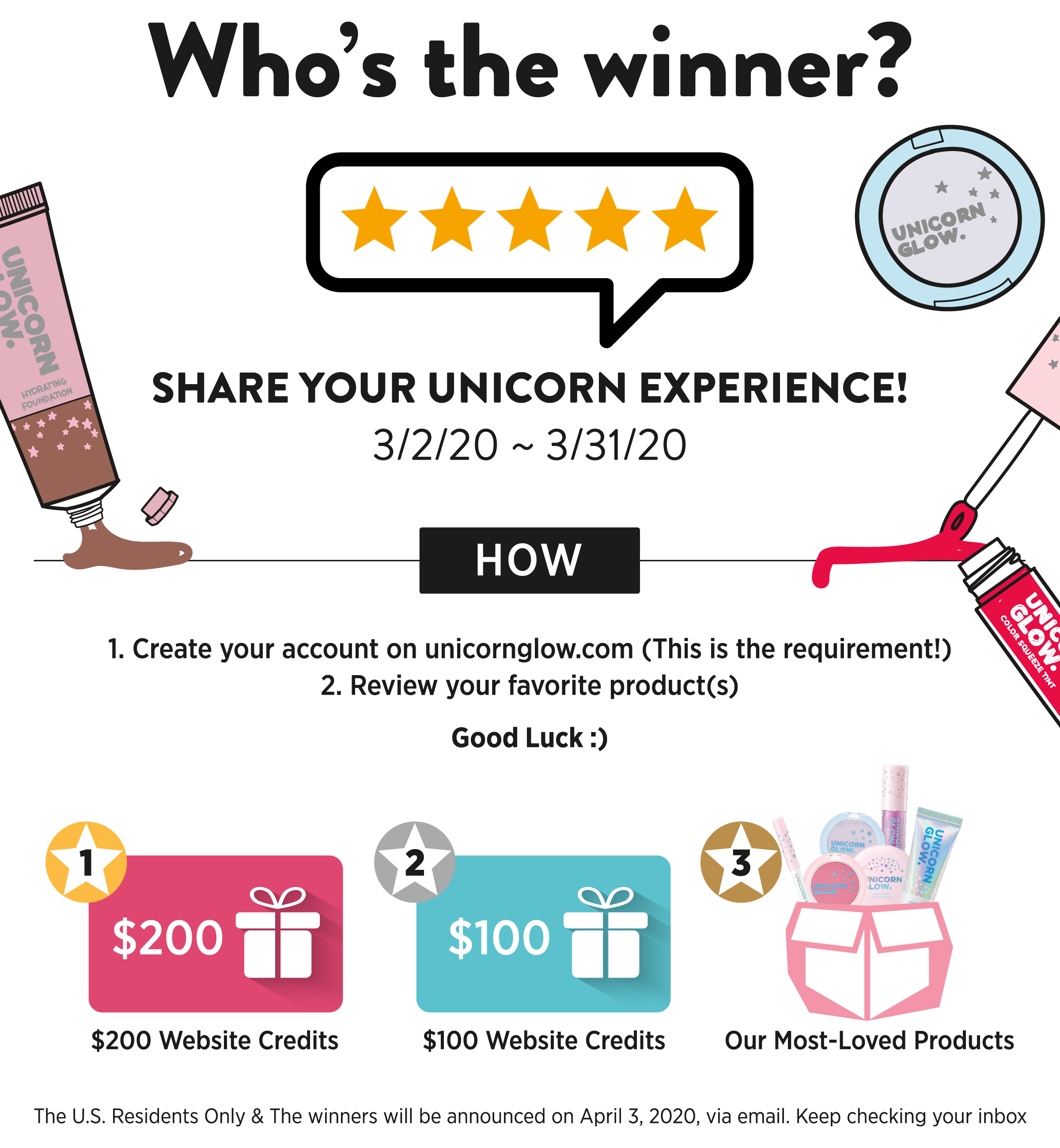 unicorn glow review event winner experience share